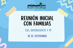 Reunión inicial con familias 23-24